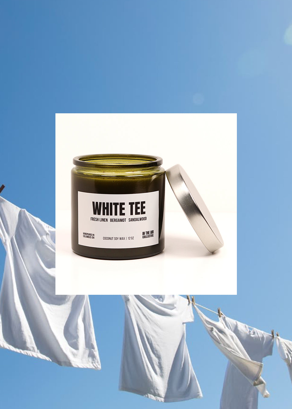 WHITE TEE Candle